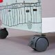 NORDIC LIVING COLLECTION Vitt Londoncube sidobord med logotyp och 2 hyllor