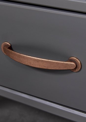 NORDIC LIVING COLLECTION FSC salongbord Luzerna gr�/sepia med hyller og skuff