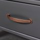 NORDIC LIVING COLLECTION FSC salongbord Luzerna gr�/sepia med hyller og skuff