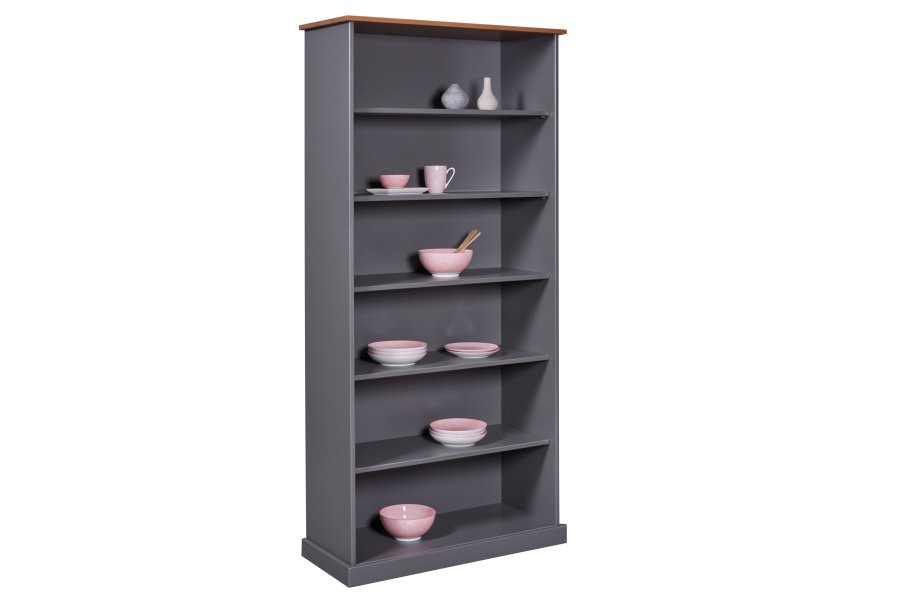 NORDIC LIVING COLLECTION FSC bokhylla LZ 5 gr� med 6 fack