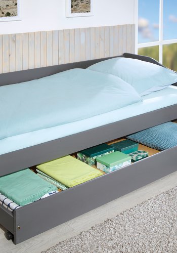 NORDIC LIVING COLLECTION Sovesofa Malte 90x200 gr� inkl. funksjonell SL