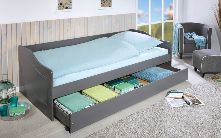 NORDIC LIVING COLLECTION Sovesofa Malte 90x200 gr� inkl. funksjonell SL