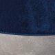 NORDIC LIVING COLLECTION Osane pall i sammetsbl�tt med PU-handtag, f�rvaringsutrymme och b�rrem i konstl�der