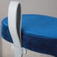 NORDIC LIVING COLLECTION Osane pall i sammetsbl�tt med PU-handtag, f�rvaringsutrymme och b�rrem i konstl�der