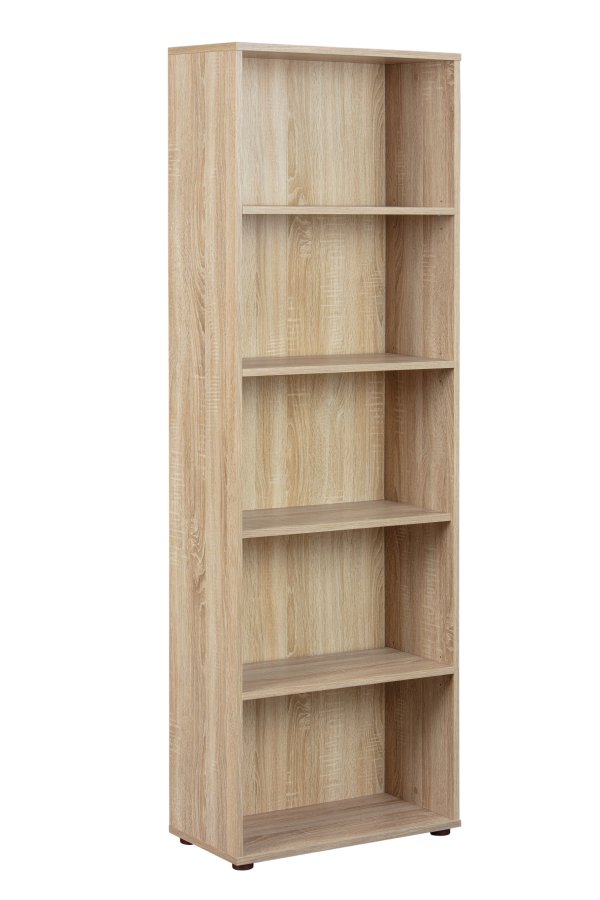 NORDIC LIVING COLLECTION Parini 4 5F bokhylle, Sonoma eikefinish