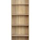 NORDIC LIVING COLLECTION Parini 4 5F bokhylle, Sonoma eikefinish