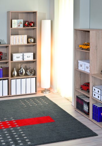 NORDIC LIVING COLLECTION Parini 4 5F bokhylle, Sonoma eikefinish