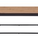 NORDIC LIVING COLLECTION Inter Link salongbord Passione Artisan eik beiset med svart metallramme