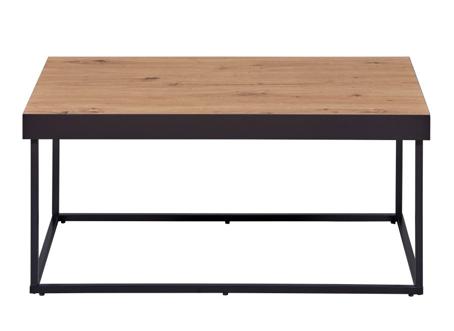 NORDIC LIVING COLLECTION Inter Link salongbord Passione Artisan eik beiset med svart metallramme