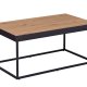NORDIC LIVING COLLECTION Inter Link salongbord Passione Artisan eik beiset med svart metallramme