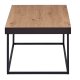 NORDIC LIVING COLLECTION Inter Link salongbord Passione Artisan eik beiset med svart metallramme