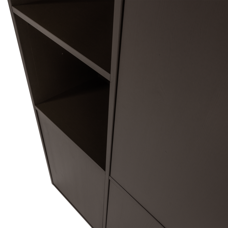 WOOOD Meggy oppbevaringsskap h�yre 108 cm furu mellombrun [Fsc]