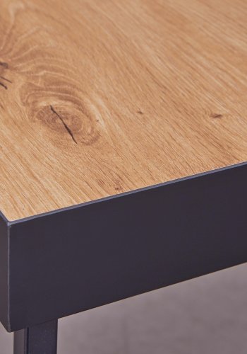 NORDIC LIVING COLLECTION Inter Link salongbord Passione Artisan eik beiset med svart metallramme
