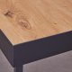 NORDIC LIVING COLLECTION Inter Link salongbord Passione Artisan eik beiset med svart metallramme
