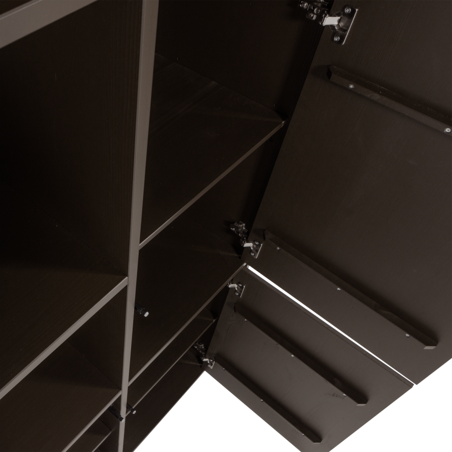 WOOOD Meggy oppbevaringsskap h�yre 108 cm furu mellombrun [Fsc]