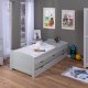 NORDIC LIVING COLLECTION Prati barnegarderobe med 2 d�rer, laget av heltre furu, malt lys gr�