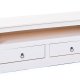 NORDIC LIVING COLLECTION Provence 3 TV-konsol, furu, vit, med 2 l�dor