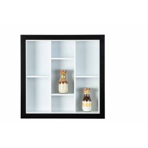 NORDIC LIVING COLLECTION Collector Septem med 7 rom uten skive for oppbevaring av samleobjekter, krydder eller andre gjenstander.