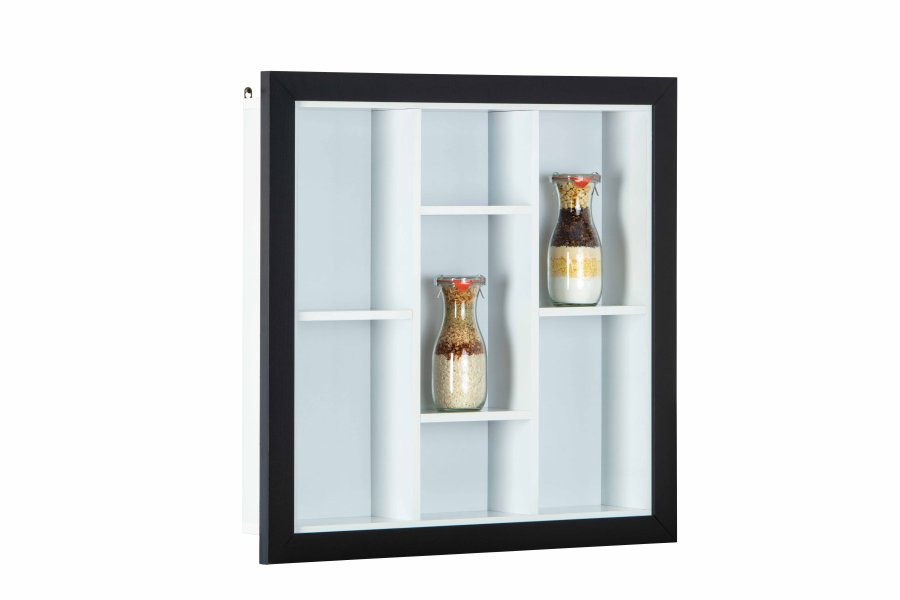 NORDIC LIVING COLLECTION Collector Septem med 7 rom uten skive for oppbevaring av samleobjekter, krydder eller andre gjenstander.