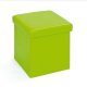 NORDIC LIVING COLLECTION Setti liten gr&ouml;n hopf&auml;llbar l�da med sittdyna