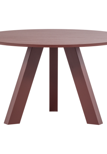 WOOOD Rhonda spisebord �129 cm eik bordeauxr�d [Fsc]