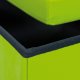 NORDIC LIVING COLLECTION Setti liten gr&ouml;n hopf&auml;llbar l�da med sittdyna