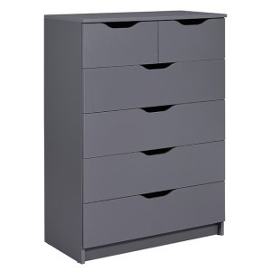 NORDIC LIVING COLLECTION Silenzia byr� med 6 rymliga l�dor f�r enkel f�rvaring i grafitgr�tt