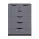 NORDIC LIVING COLLECTION Silenzia byr� med 6 rymliga l�dor f�r enkel f�rvaring i grafitgr�tt