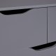NORDIC LIVING COLLECTION Silenzia byr� med 6 rymliga l�dor f�r enkel f�rvaring i grafitgr�tt