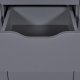 NORDIC LIVING COLLECTION Silenzia byr�, 2 d�rrar, 4 l�dor, grafitgr�