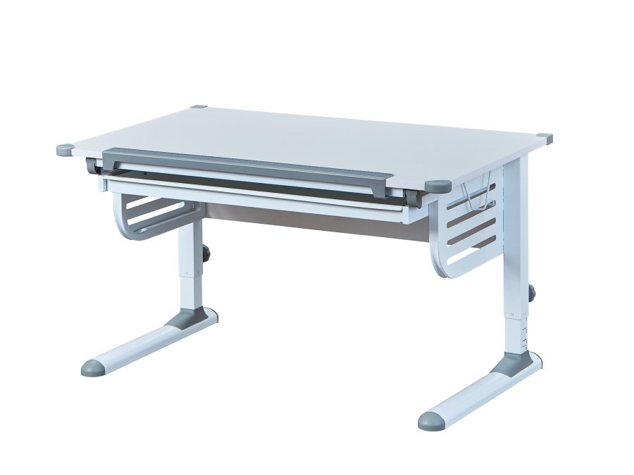 NORDIC LIVING COLLECTION Scalare-skrivbord med l�da med tryckfunktion, h�jdjusterbart med tippbart hyllplan