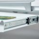 NORDIC LIVING COLLECTION Scalare-skrivbord med l�da med tryckfunktion, h�jdjusterbart med tippbart hyllplan