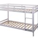 NORDIC LIVING COLLECTION Liten Cloud v�ningss�ng, vit, 207 x 96 x 150 cm, med 2 liggytor och 1 stege