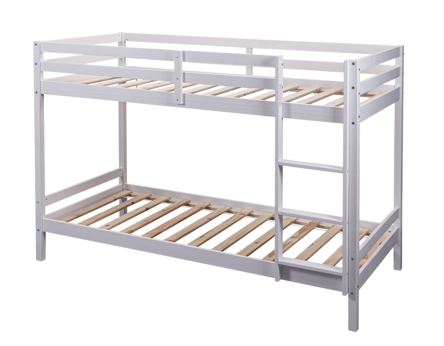 NORDIC LIVING COLLECTION Liten Cloud v�ningss�ng, vit, 207 x 96 x 150 cm, med 2 liggytor och 1 stege