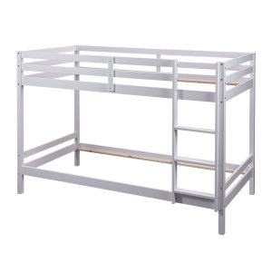 NORDIC LIVING COLLECTION Liten Cloud v�ningss�ng, vit, 207 x 96 x 150 cm, med 2 liggytor och 1 stege
