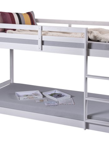 NORDIC LIVING COLLECTION Liten Cloud v�ningss�ng, vit, 207 x 96 x 150 cm, med 2 liggytor och 1 stege