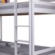 NORDIC LIVING COLLECTION Liten Cloud v�ningss�ng, vit, 207 x 96 x 150 cm, med 2 liggytor och 1 stege