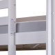 NORDIC LIVING COLLECTION Liten Cloud v�ningss�ng, vit, 207 x 96 x 150 cm, med 2 liggytor och 1 stege