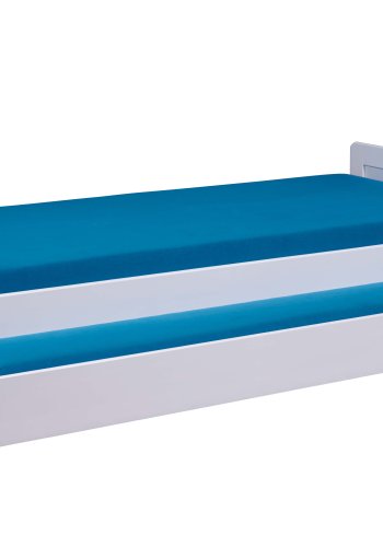 NORDIC LIVING COLLECTION Surf sovesofa 90x200 cm laget av heltre i hvit lakk inkludert lamellbunn med ekstra soveplass