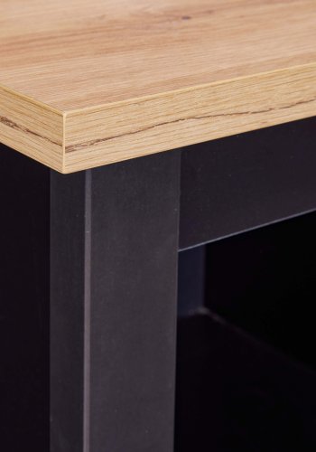 NORDIC LIVING COLLECTION Julina vinsk�p i svart med 1 d&ouml;rr, 3 stora fack och 12 sm� fack, perfekt f&ouml;r vin&auml;lskare