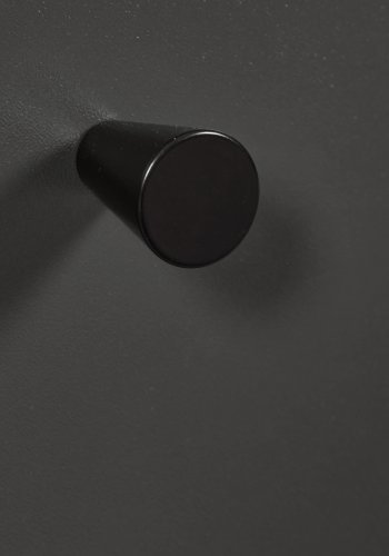 NORDIC LIVING COLLECTION Julina vinsk�p i gr�tt med 1 d&ouml;rr, 3 stora fack och 12 sm� fack, perfekt f&ouml;r vin&auml;lskare
