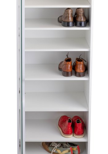 NORDIC LIVING COLLECTION Snyggt skosk�p med integrerad spegel och �tta rymliga fack f�r din skosamling.
