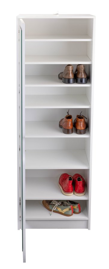 NORDIC LIVING COLLECTION Snyggt skosk�p med integrerad spegel och �tta rymliga fack f�r din skosamling.