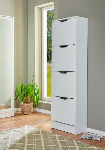 NORDIC LIVING COLLECTION Snyggt skosk�p med integrerad spegel och �tta rymliga fack f�r din skosamling.