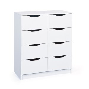 NORDIC LIVING COLLECTION Vit byr� med 8 l�dor