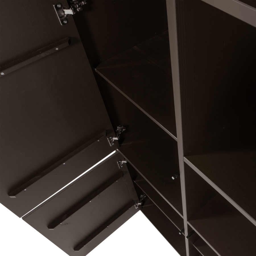 WOOOD Meggy oppbevaringsskap venstre 108 cm furu mellombrun [Fsc]