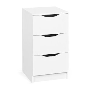 NORDIC LIVING COLLECTION WESTPHALEN byr� med 3 l�dor, vit, 3 l�dor