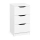 NORDIC LIVING COLLECTION WESTPHALEN byr� med 3 l�dor, vit, 3 l�dor