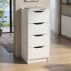 NORDIC LIVING COLLECTION WESTPHALEN byr� med 4 l�dor, vit, 4 l�dor