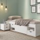 NORDIC LIVING COLLECTION Massiv tr�s�ng med f�rvaring, utdragbart bord och l�dor - platsbesparande och multifunktionell i olika f�rger och storlekar